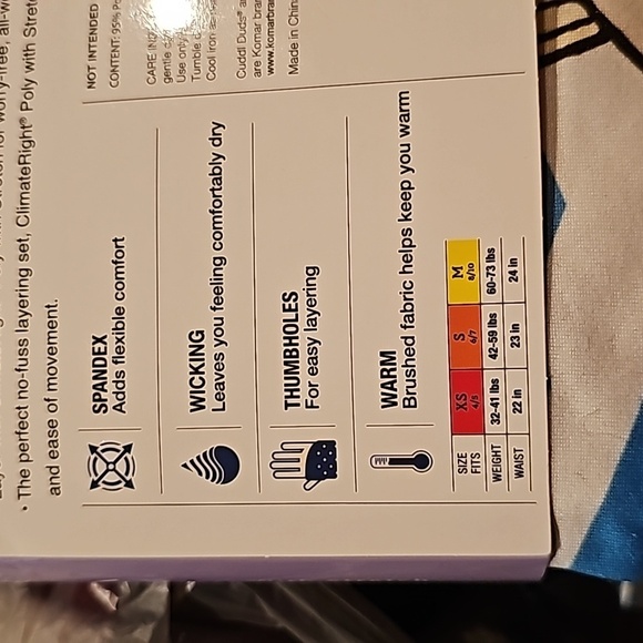 Climate Right Disney's Frozen Girls Warm Underwear Set-New - Picture 5 of 6